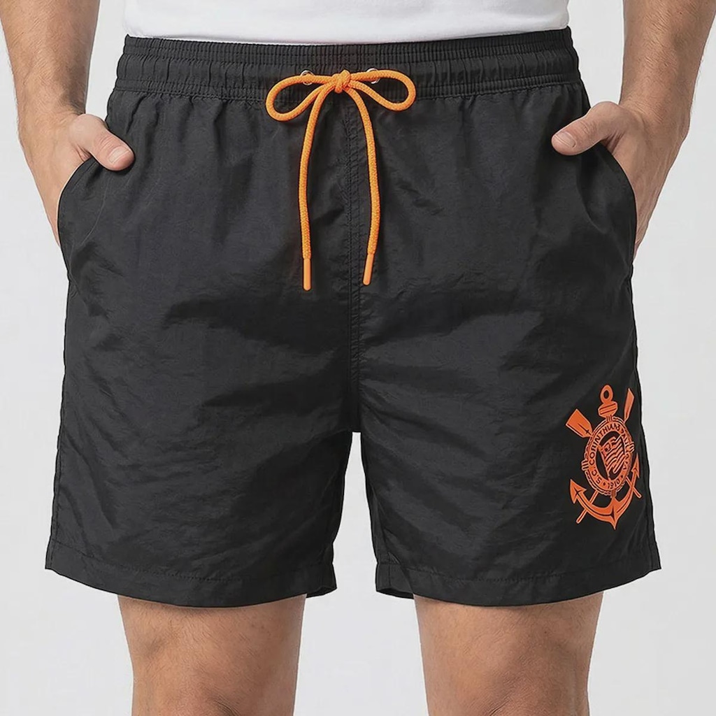 Bermuda do Corinthians Logo FutFanatics Masculina