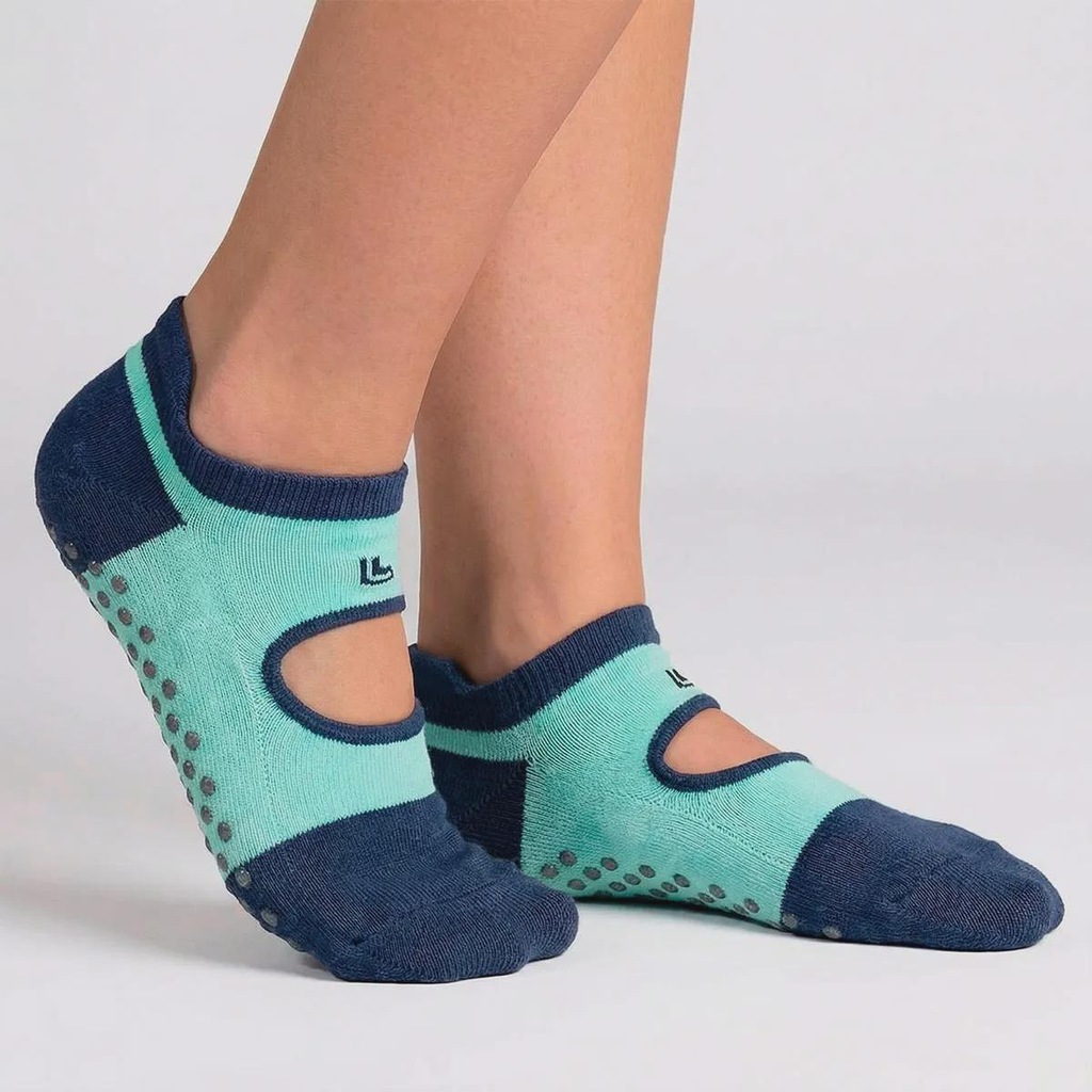 Meia Cano Curto Rikam Micro Invisível Pilates Sem Costura Feminina