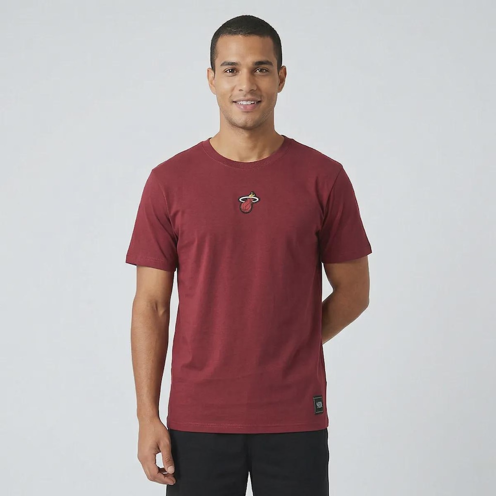 Camiseta NBA Miami Heat Big Logo FutFanatics Masculina