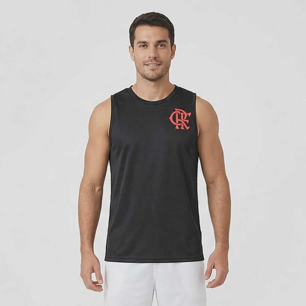 Camiseta Regata Flamengo Nação FutFanatics Masculina