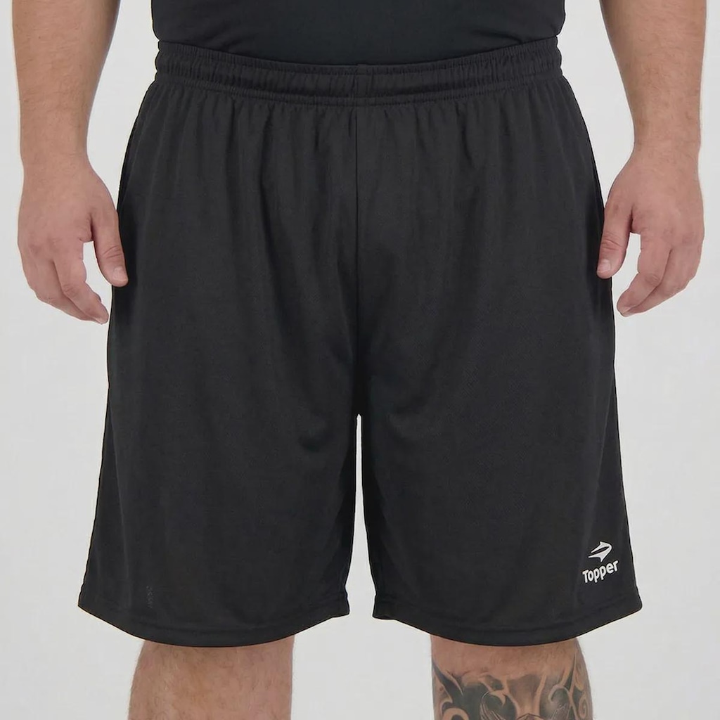 Calção Masculino Fut Classic Plus Size Topper