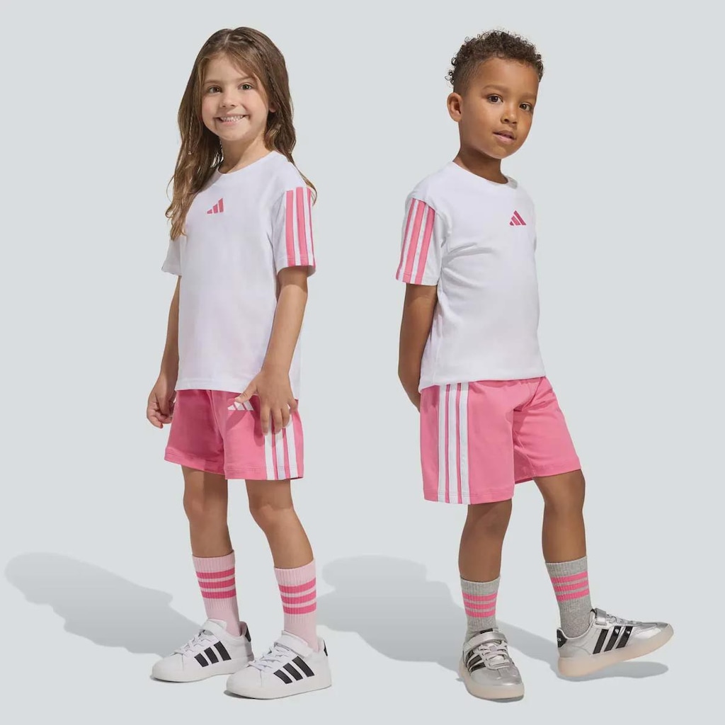 Conjunto Infantil 3 Stripes T-SET 160 adidas