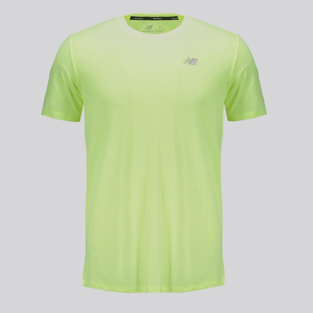 Camiseta Masculina Sport Essentials Neon New Balance