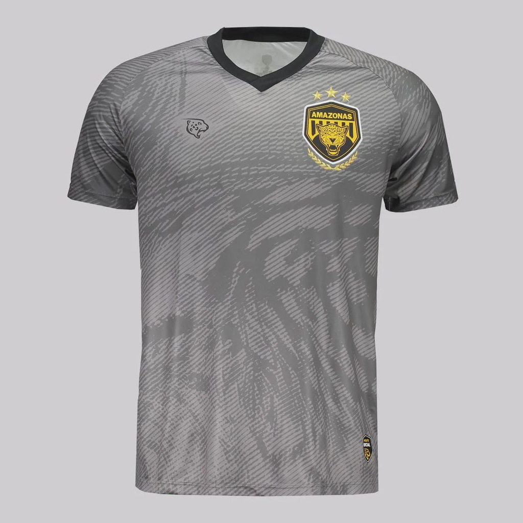 Camisa Onça Amazonas Aquecimento Goleiro 2025 FutFantics Masculina