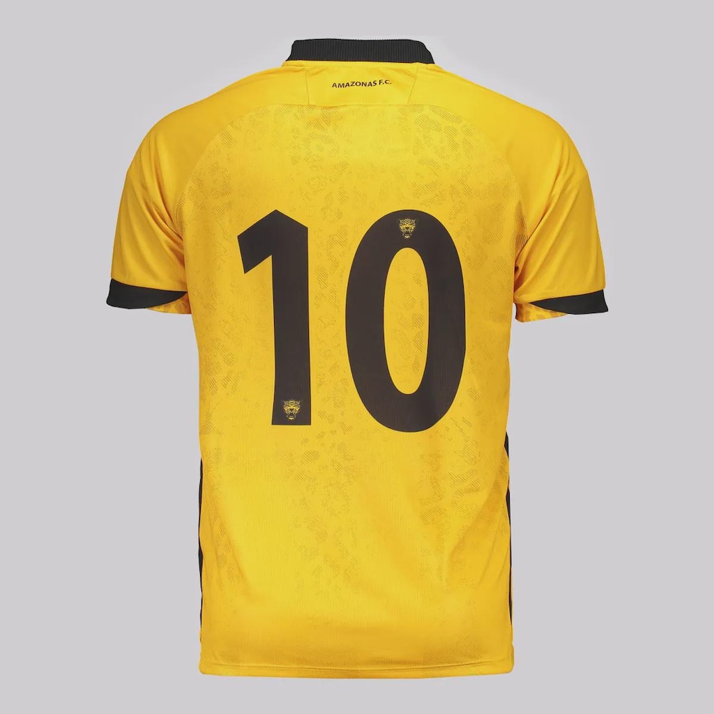 Imagem 3 do produto Camisa Onça Amazonas I 2025 N° 10 Jogador FutFanatics Masculino