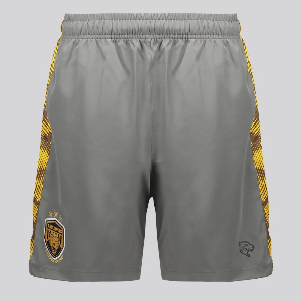 Bermuda Onça Amazonas Treino logo CT 2025 FutFanatics Masculina