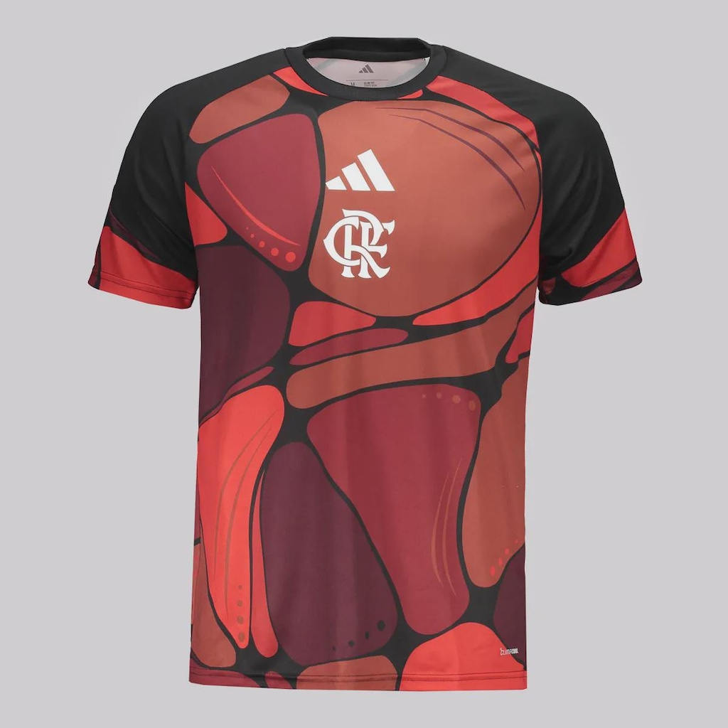 Camisa Flamengo Pré-Jogo 2026 adidas Masculina