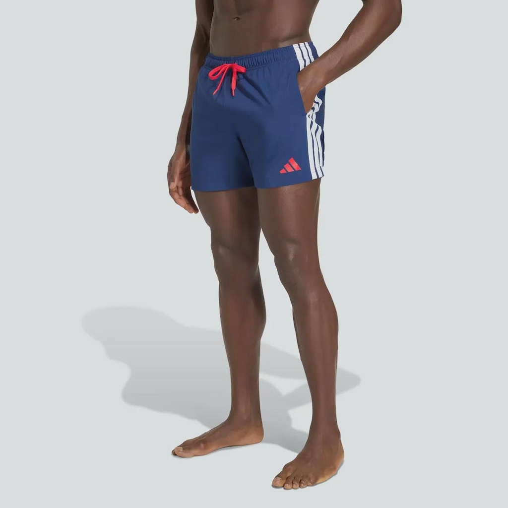 Bermuda de Natação 3 Listras Soilid Copa Masculina