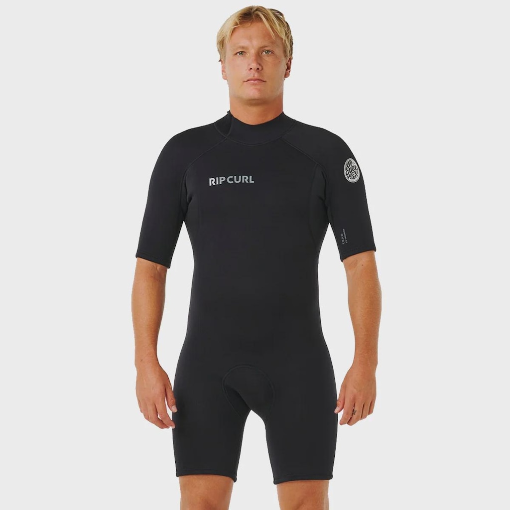 Short John Masculino Rip Curl Trad Back Zip Black 2/2mm