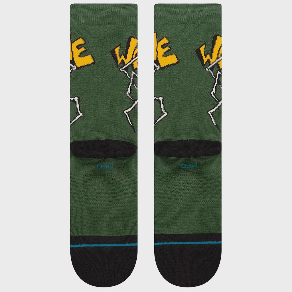 Imagem 3 do produto Meia Cano Alto Stance Welcome Wilbur Crew Green Masculina