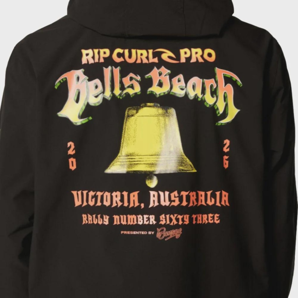 Imagem 4 do produto Jaqueta Masculina Rip Curl Bells Beach Pro Black Importada