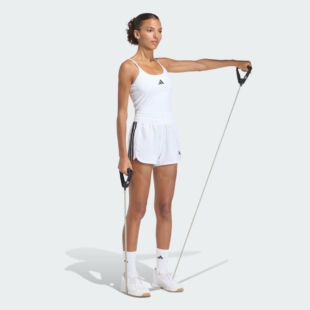 Imagem 3 do produto Short adidas de Malha Cintura Alta Pacer Workout Feminino