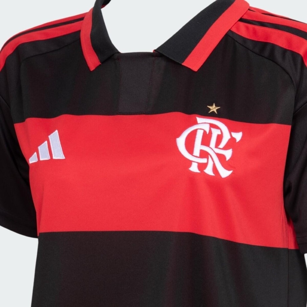 Imagem 4 do produto Camisa do Flamengo Uniforme 1 2026 Torcedor adidas Feminina
