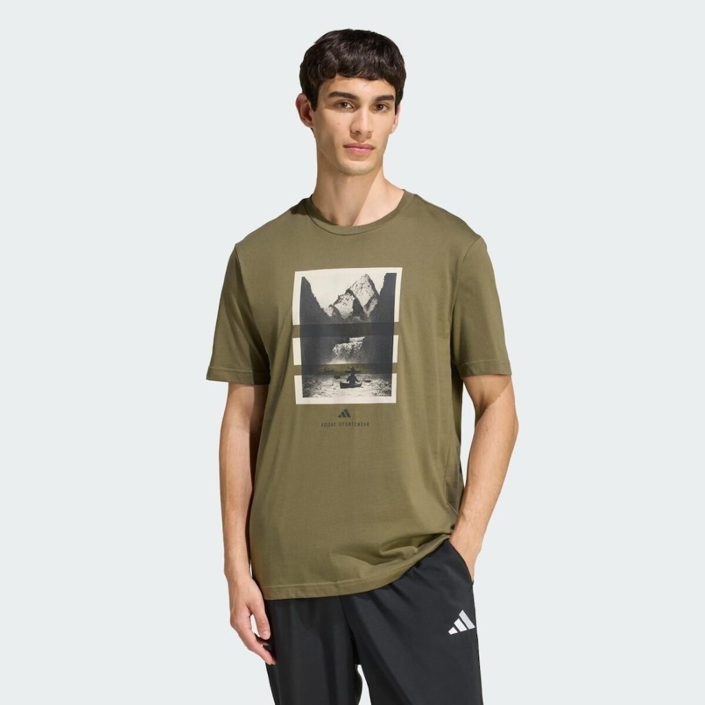 Imagem 2 do produto Camiseta Adidas Estampa Outdoor Kayaking Masculina