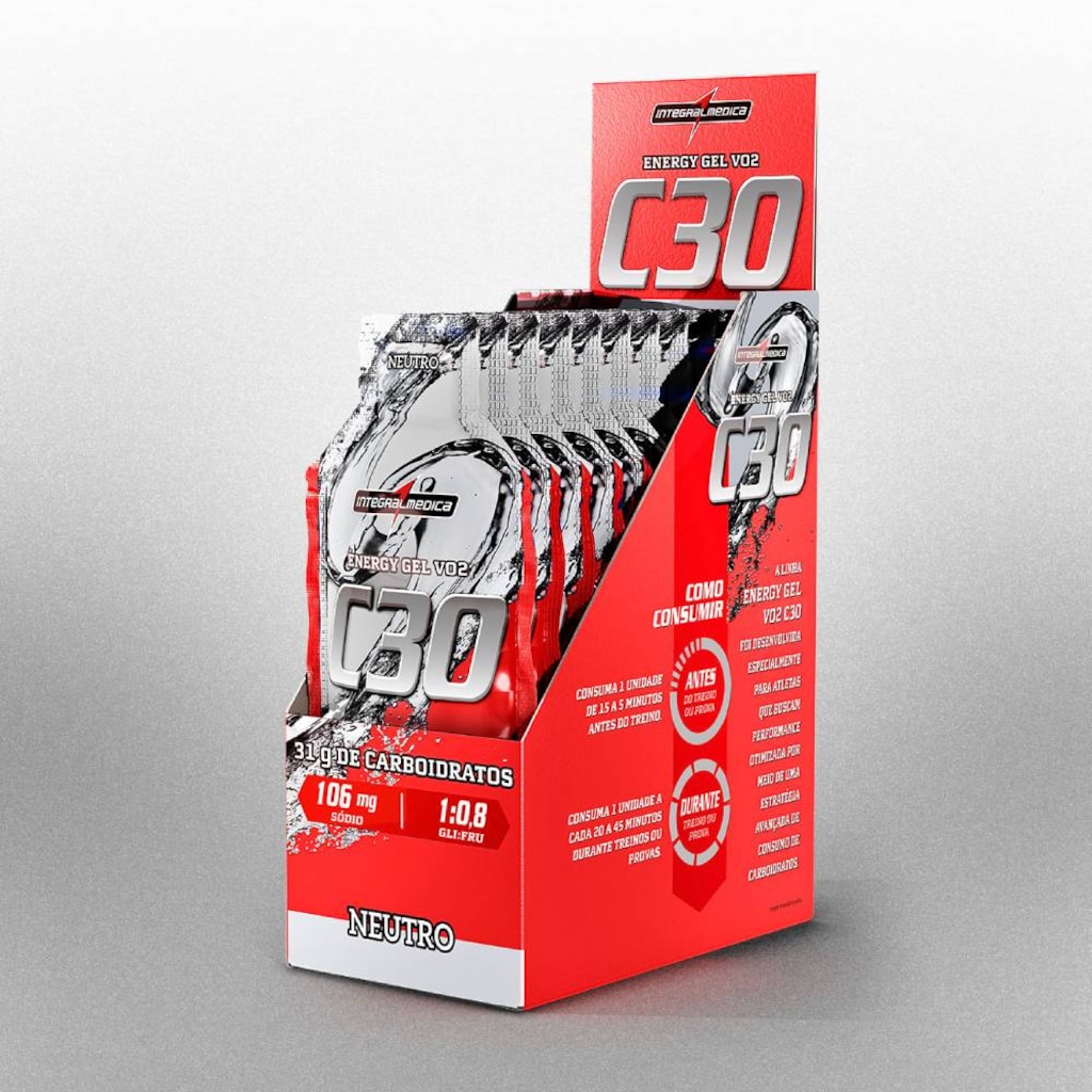 Energy Gel VO2 C30 - 10 unidades