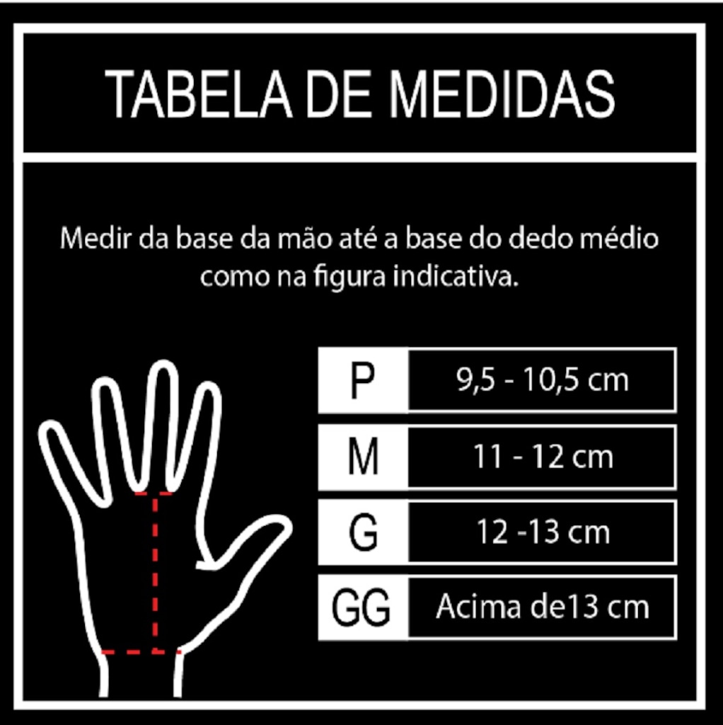 Imagem 2 do produto Luva Palmar Hand Grip Duo Face - NC Extreme