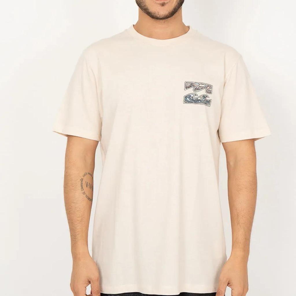 Camiseta Billabong Crayon Wave I WT26 Masculina