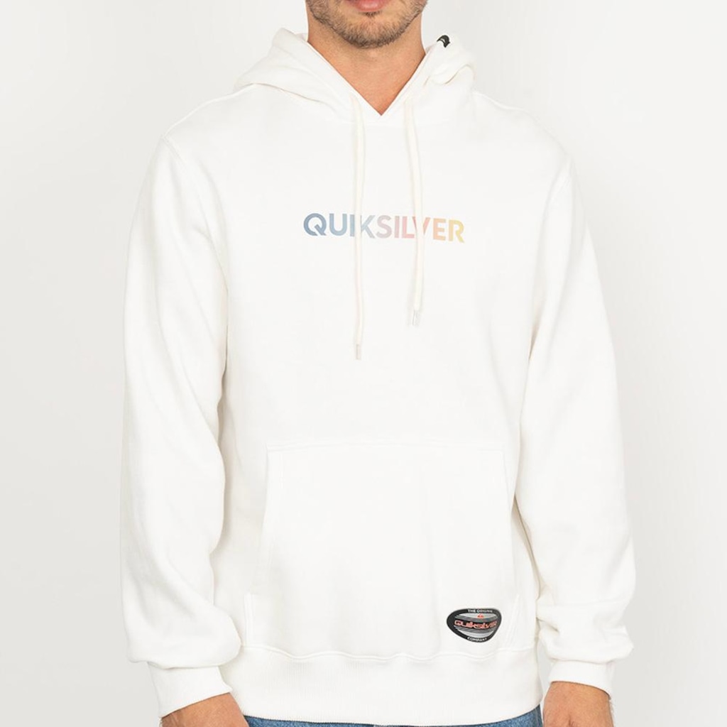 Blusão de Moletom com Capuz Quiksilver Canguru Gradient Type Antique - Masculino