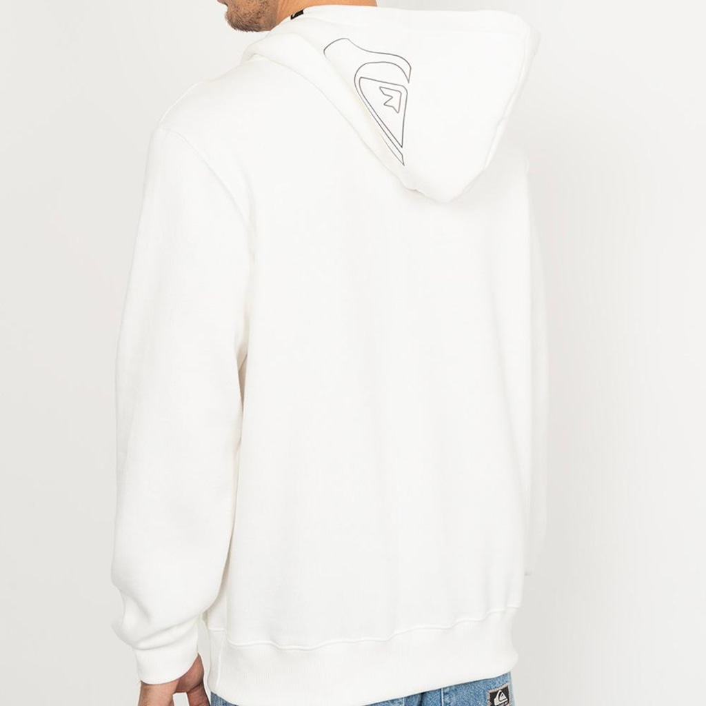 Imagem 2 do produto Blusão de Moletom com Capuz Quiksilver Canguru Gradient Type Antique - Masculino