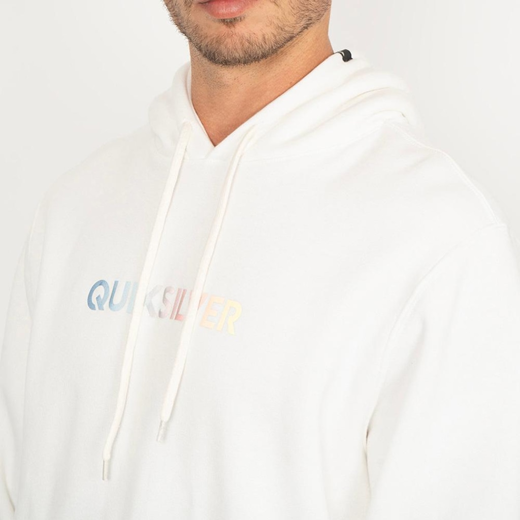Imagem 3 do produto Blusão de Moletom com Capuz Quiksilver Canguru Gradient Type Antique - Masculino