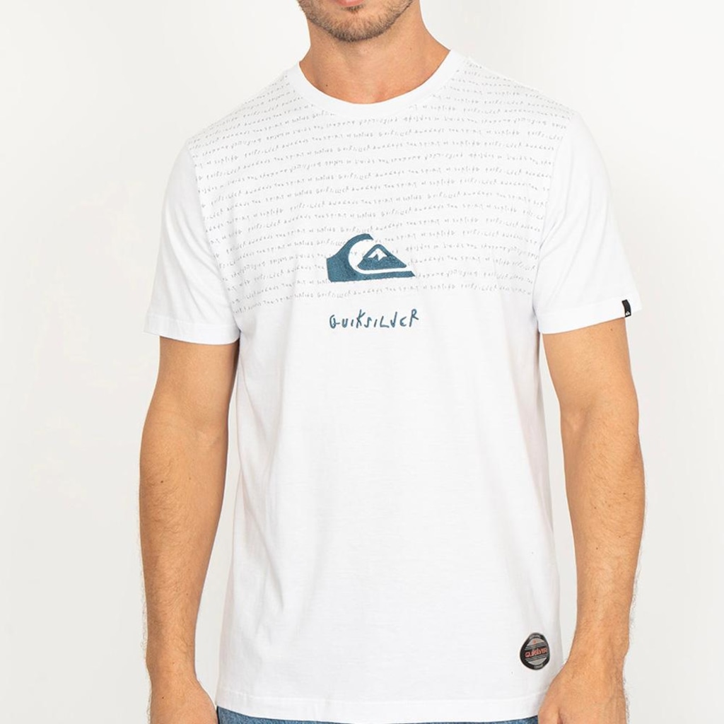 Camiseta Quiksilver Emb Quik Thoughts - Masculina