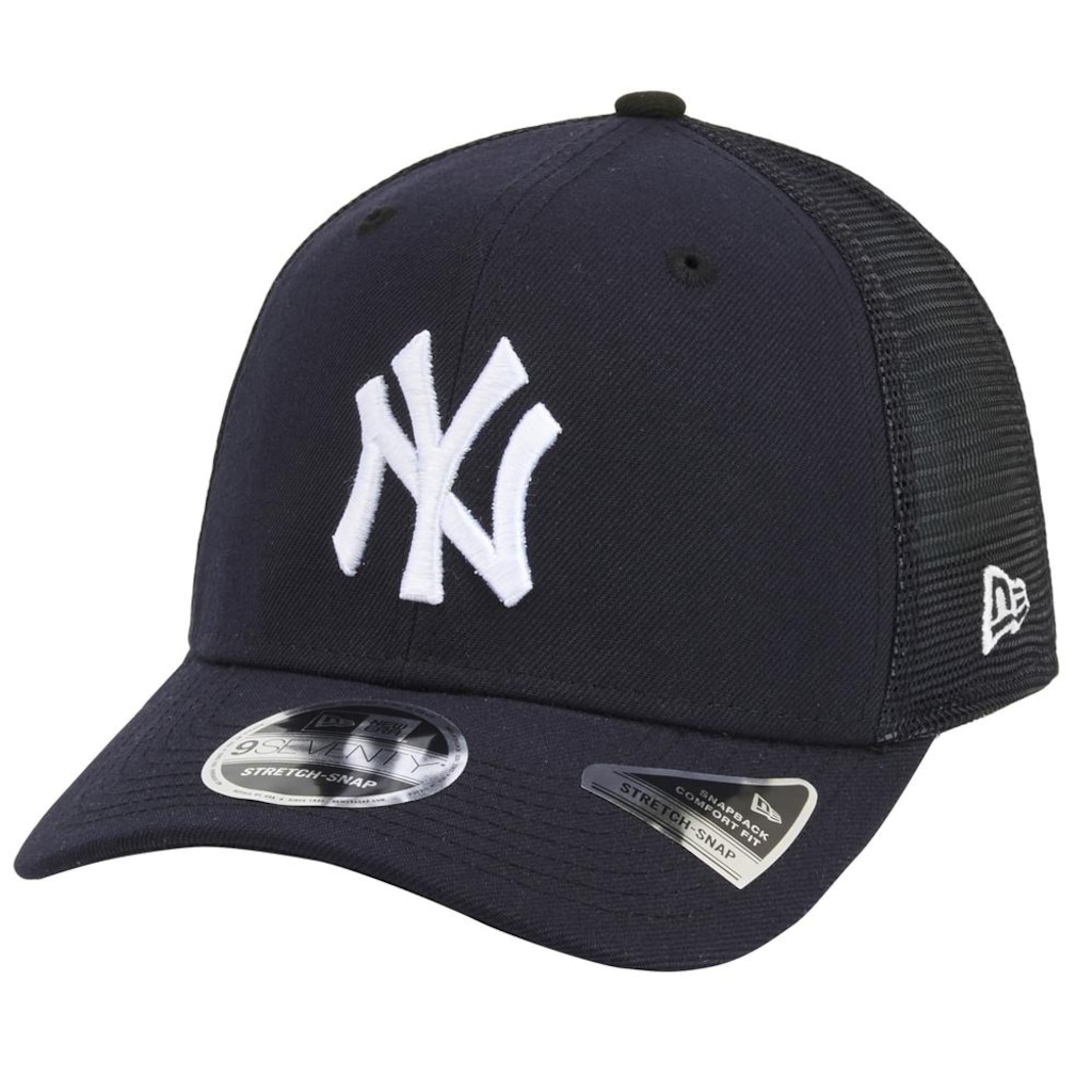 Boné Unissex New Era 9SEVENTY STRETCH SNAP New York Yankees MLB Aba Curva