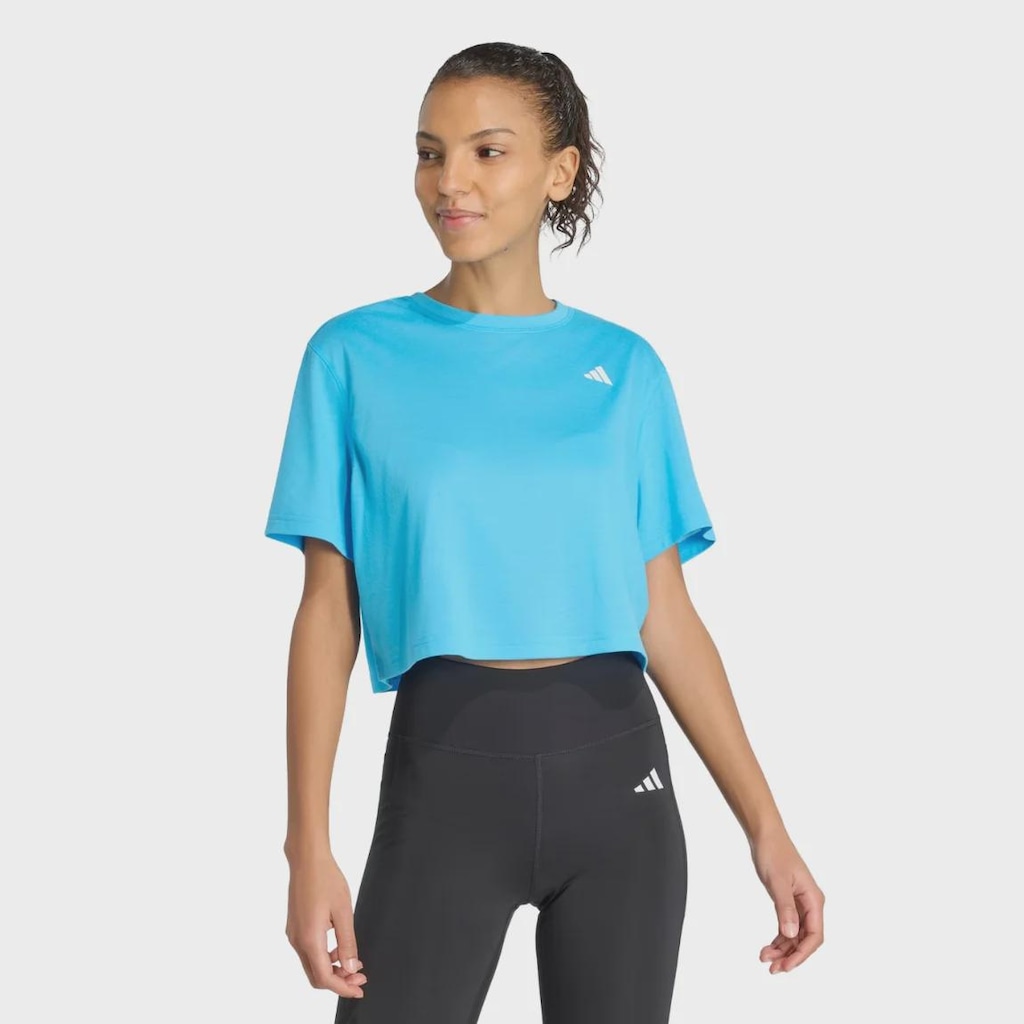 Camiseta adidas Boxy Treino - Feminino