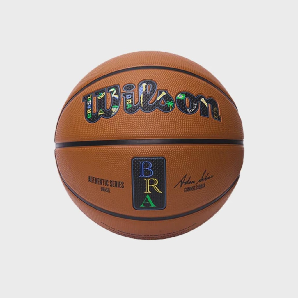 Bola de Basquete Wilson NBA Authentic Brasil Outdoor 7