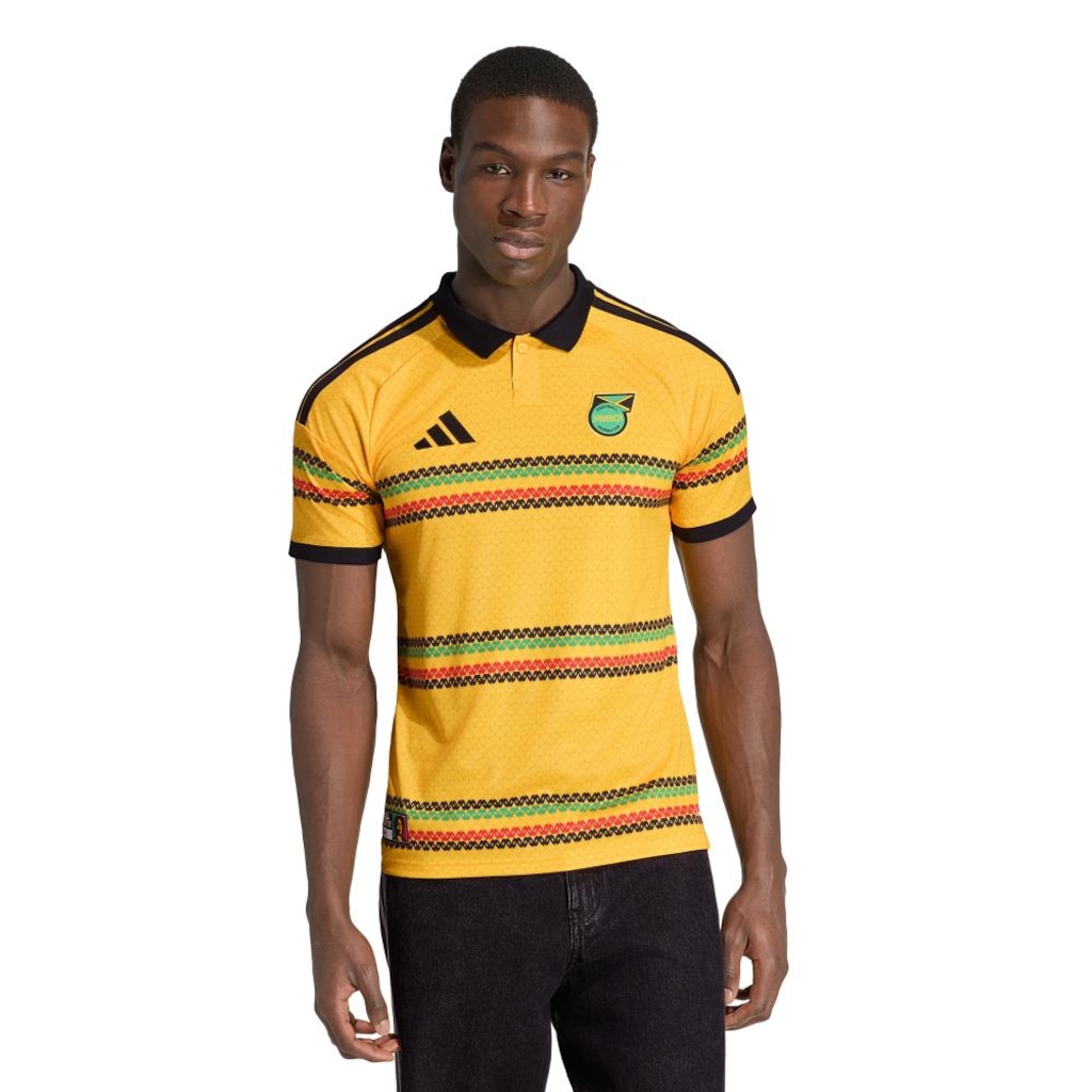 Camisa Jamaica I 26/27 x Bob Marley Adidas Masculina