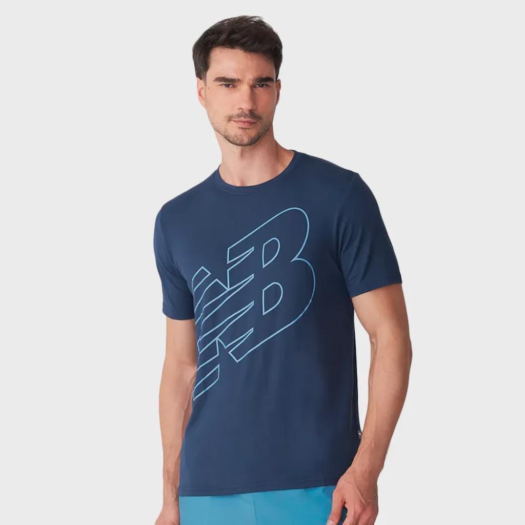 Imagem 2 do produto Camiseta New Balance Logo Performance Masculina
