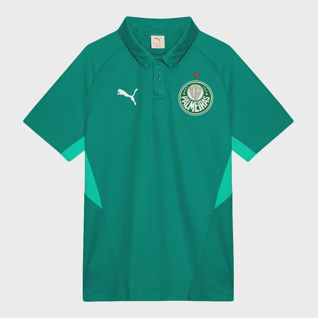 Camisa Polo do Palmeiras Evostripe 26/27 Puma Masculina