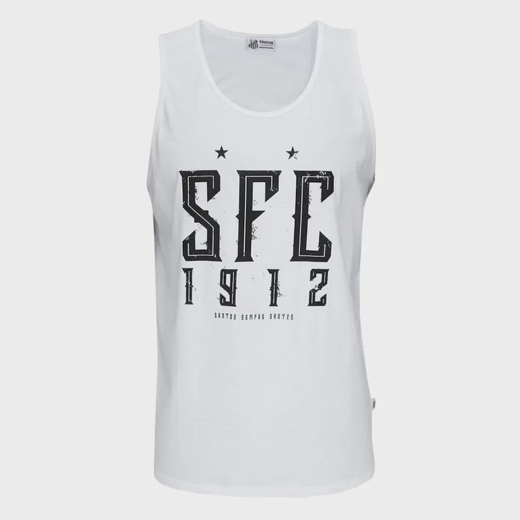 Camiseta Regata Santos SFC 1912 Surf Center Masculina