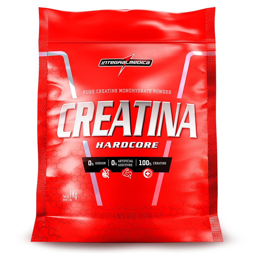 Creatina Monohidratada Integralmedica Hardcore 1kg Pouch