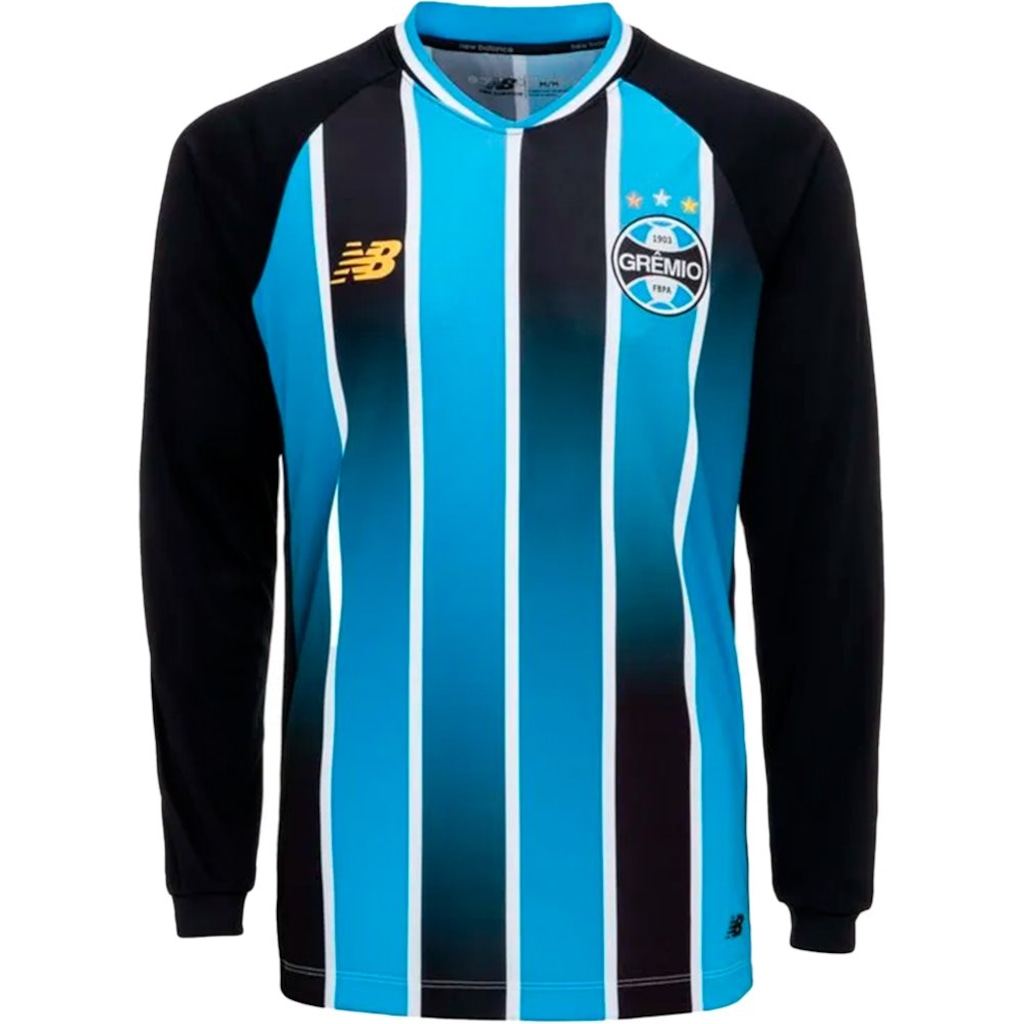 Camiseta do Grêmio Manga Longa Home 2026 New Balance - Masculina