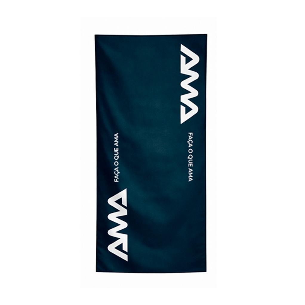 Toalha Ama Sport Slim Dry Preta