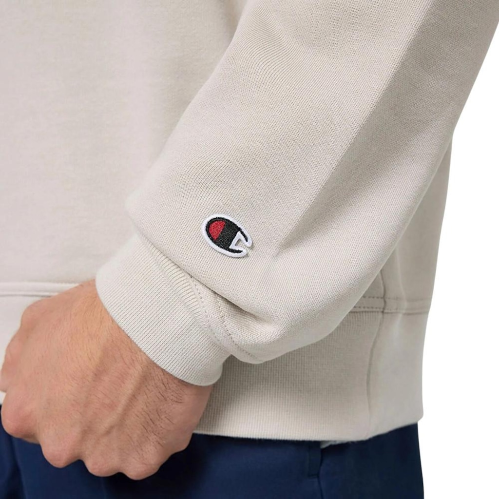 Imagem 3 do produto Blusa de Moletom Champion Crewneck Athletic Script Dark - Masculina