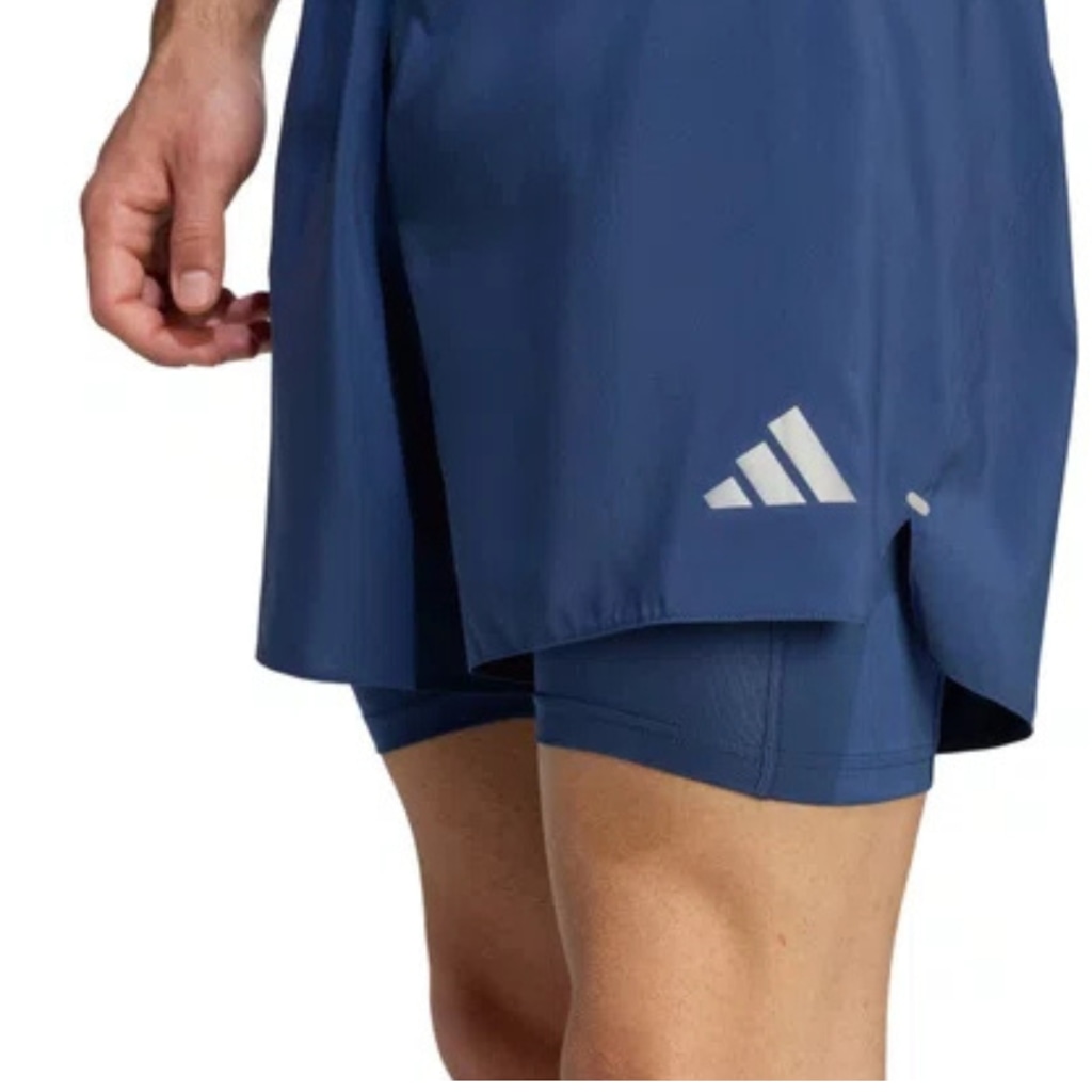 Imagem 3 do produto Shorts adidas 2 em 1 Run Essentials - Masculino