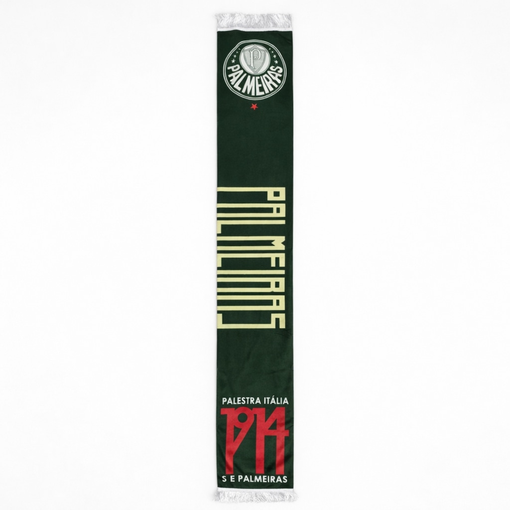 Cachecol do Palmeiras Palestra Itália 1914 Oficial BC Sartori