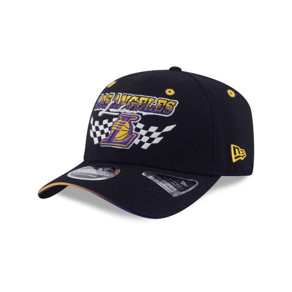 Imagem 3 do produto Boné Unissex New Era 9SEVENTY STRETCH Snap Los Angeles Lakers NBA Aba Curva