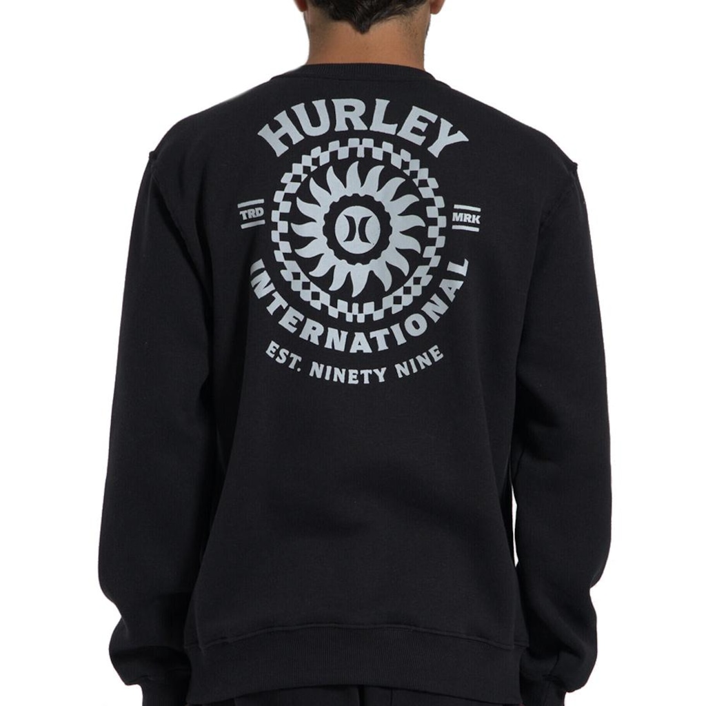 Imagem 2 do produto Blusão de Moletom Hurley Careca Empire - Masculino