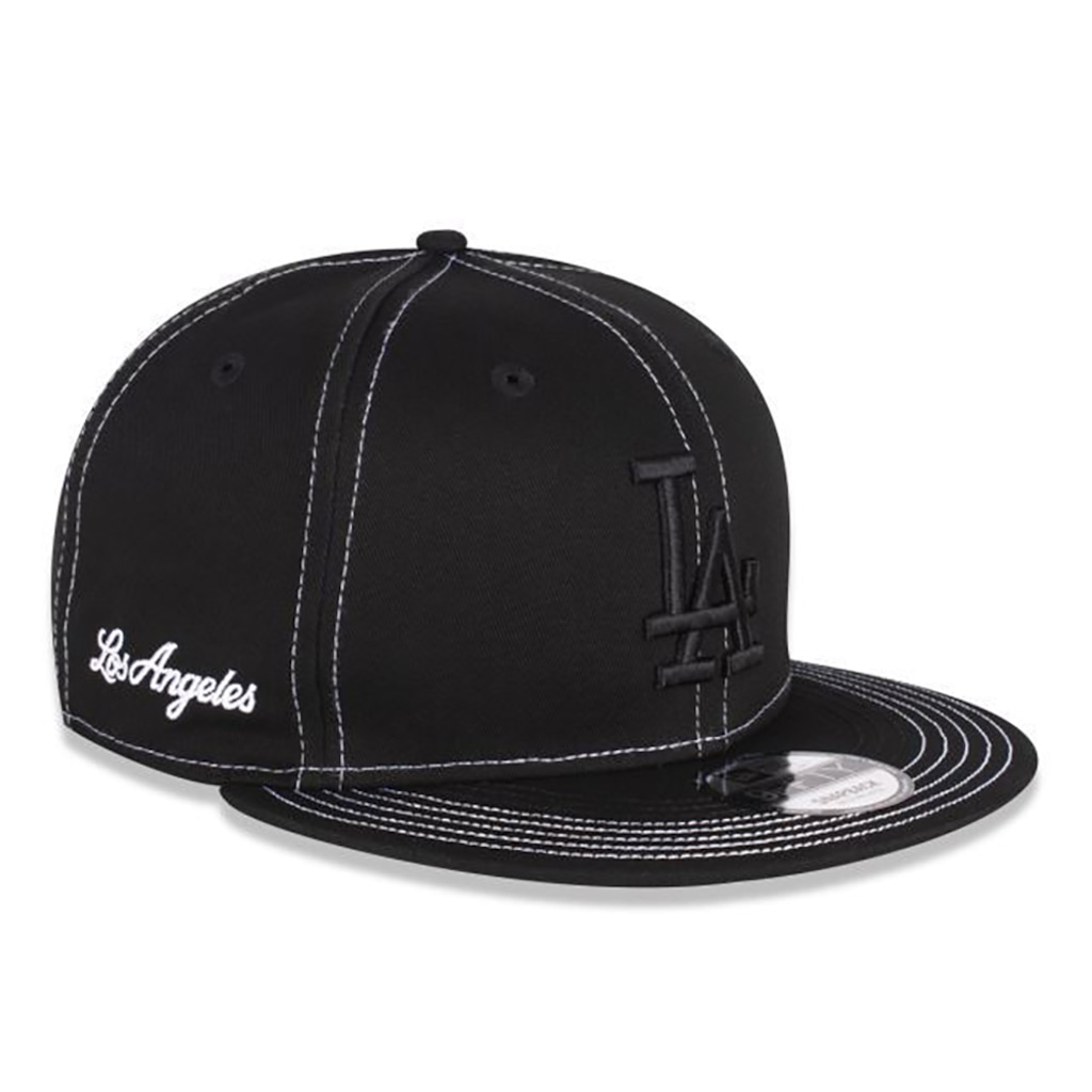 Boné Adulto New Era Los Angeles Dodgers MLB Contrast Aba Curva