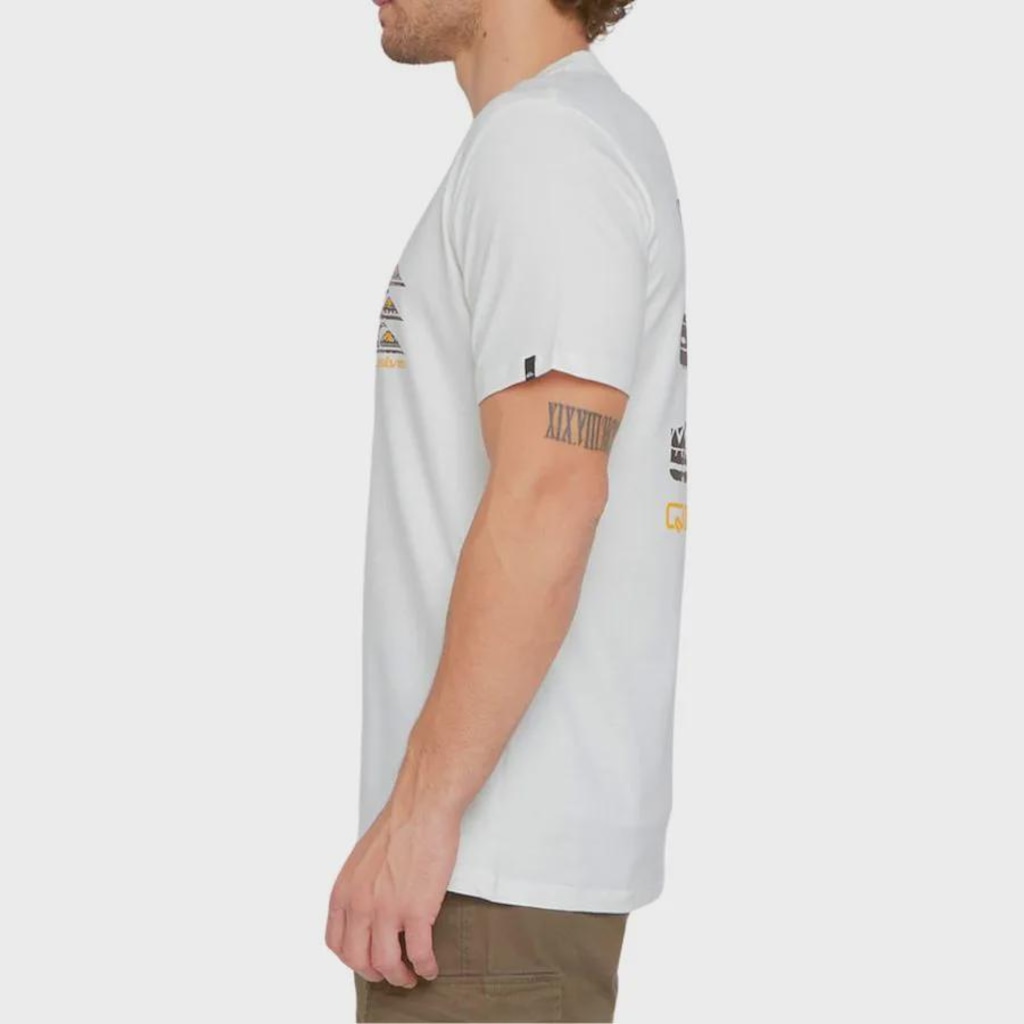 Imagem 2 do produto Camiseta Quiksilver Vertical Logos - Masculina
