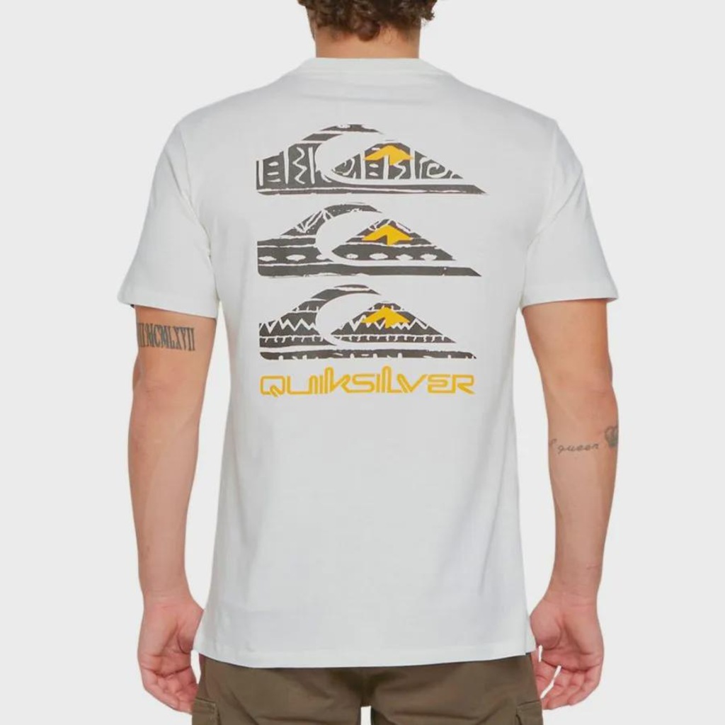 Imagem 3 do produto Camiseta Quiksilver Vertical Logos - Masculina