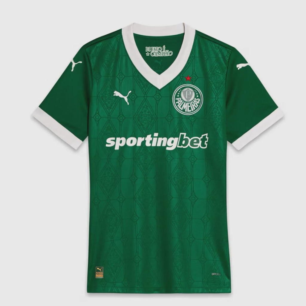 Imagem 4 do produto Camisa do Palmeiras I 2025 Jogador Puma Feminina