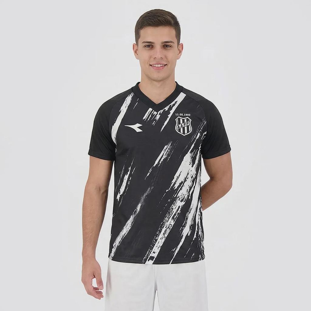 Camisa Ponte Preta Comissão 2025 Diadora Masculina