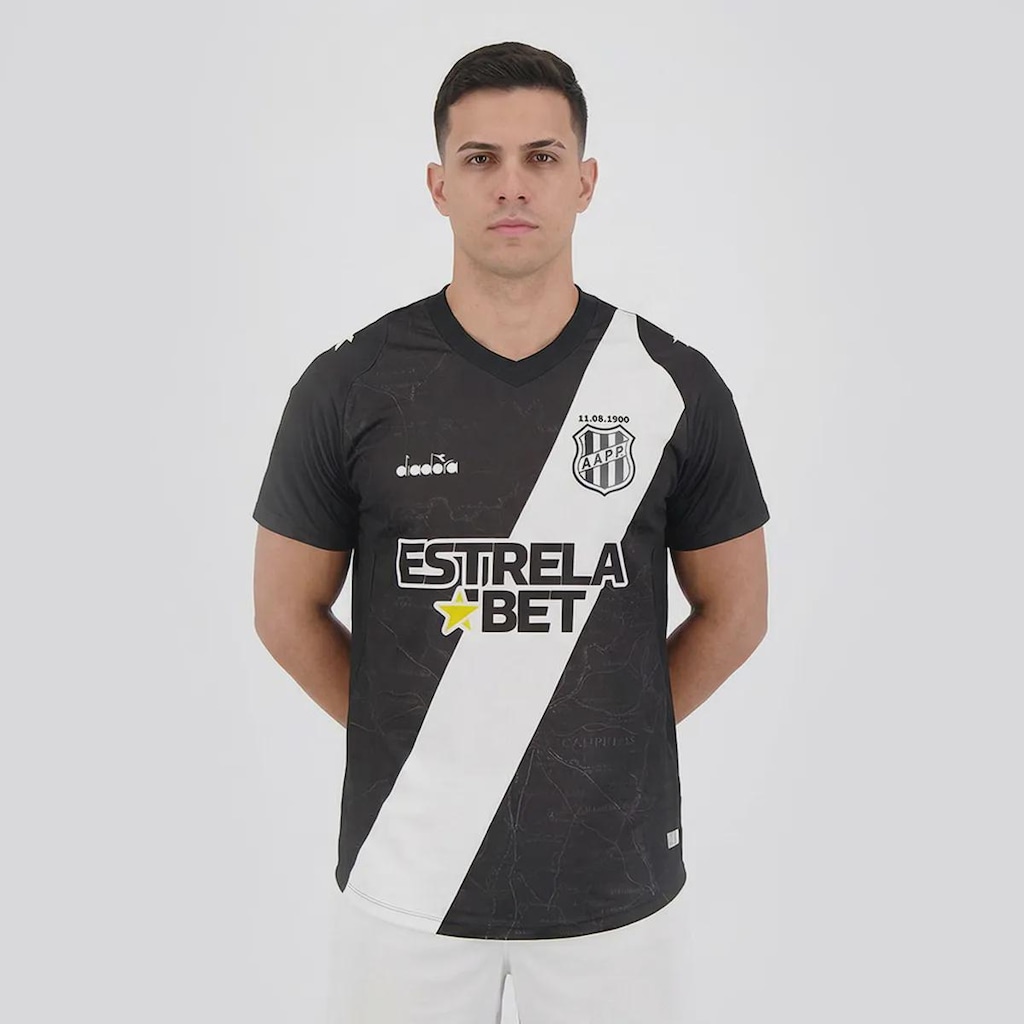 Camisa Ponte Preta II 2024 Jogador Diadora Masculina