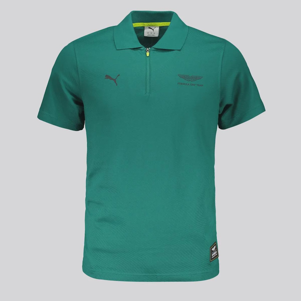 Imagem 4 do produto Camiseta Polo Masculina Aston Martin F1 Team Jacquard Puma