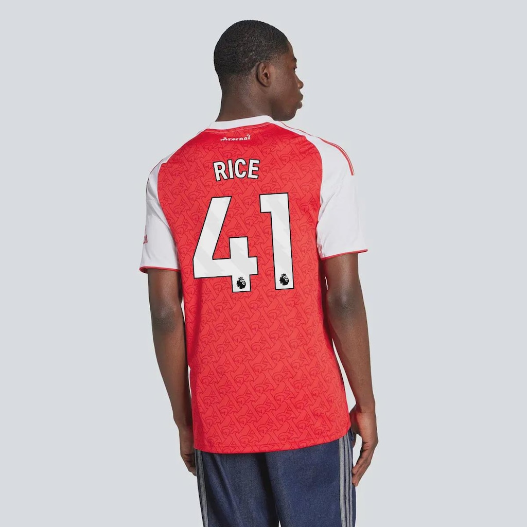 Camisa Arsenal Home 2026 41 Rice adidas Masculina