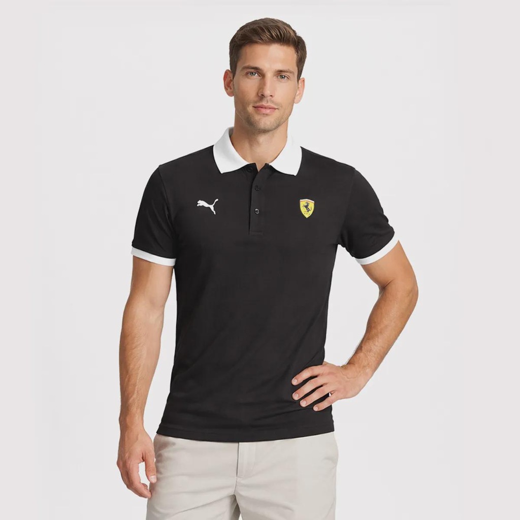Camiseta Polo Scuderia Ferrari Piquet Puma Masculina