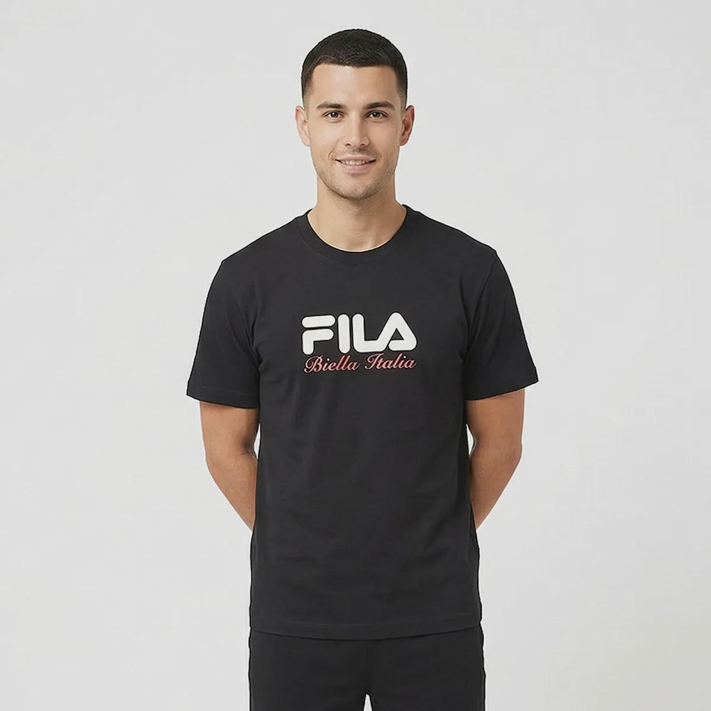 Camiseta Masculina Comfort Biella Graphic Fila